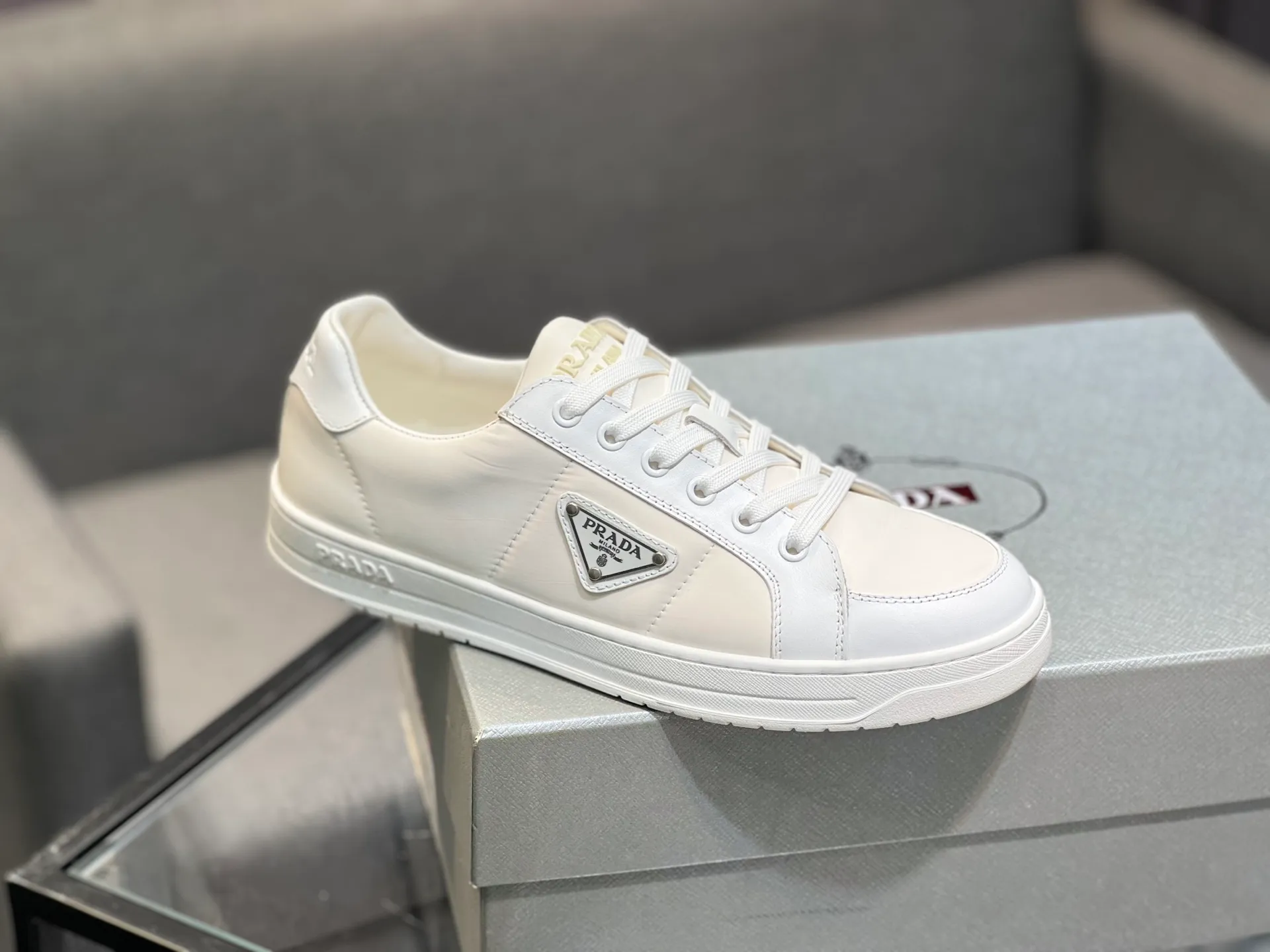 Men's shoes 💰540 [PRADA] Men's shoes are popular in the counter, official website synchronization, 1 high-quality shipment ✔️ Original frosted cowhide + cowhide lining, 1🆚1 replica, original sole, 38-45 (45 customized, non-refundable)